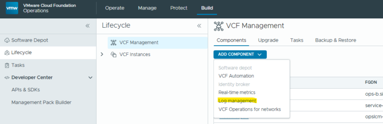 VCF 9.1 – What’s New? VCF Operations for Logs – gibsonvirtualization