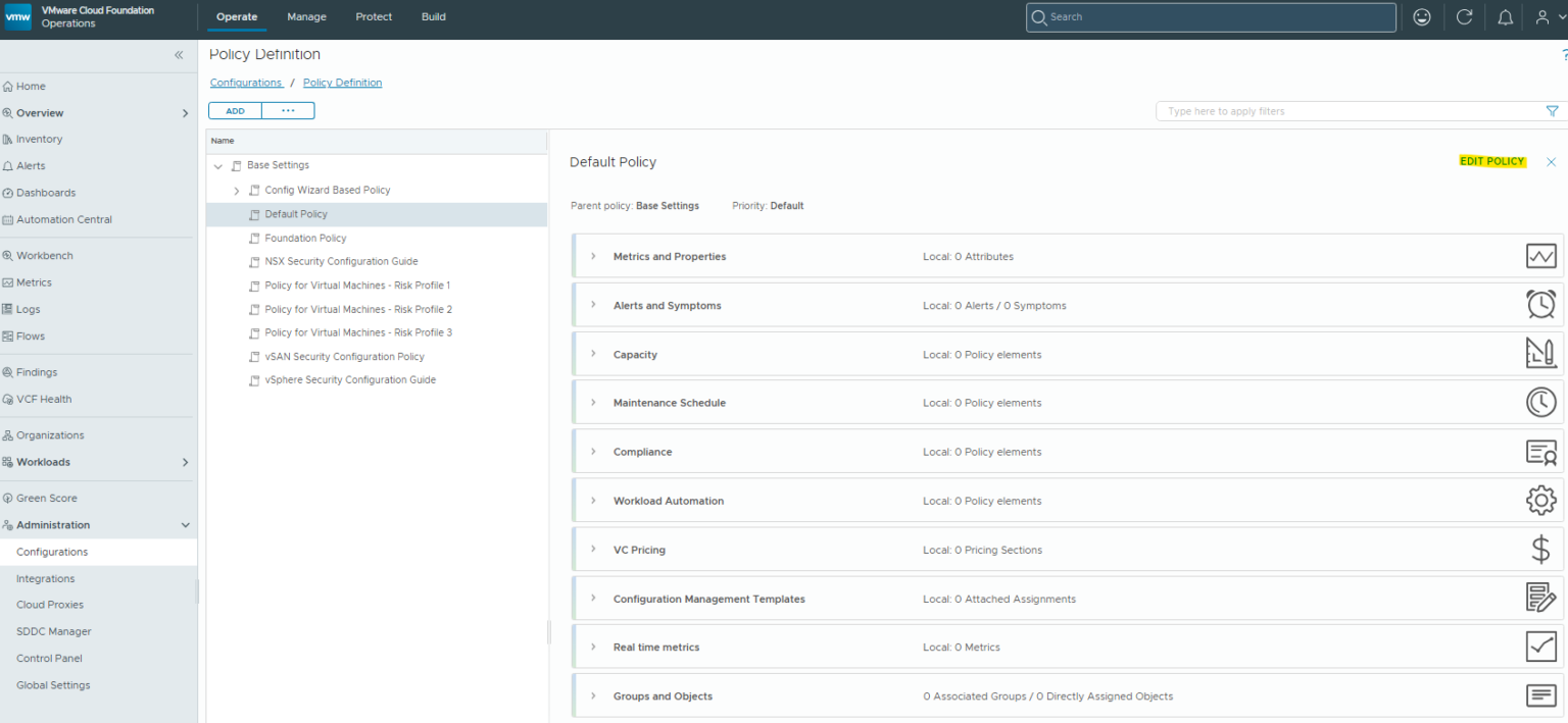 VCF 9.1 – What’s New? VCF Operations Real-Time Metrics ...