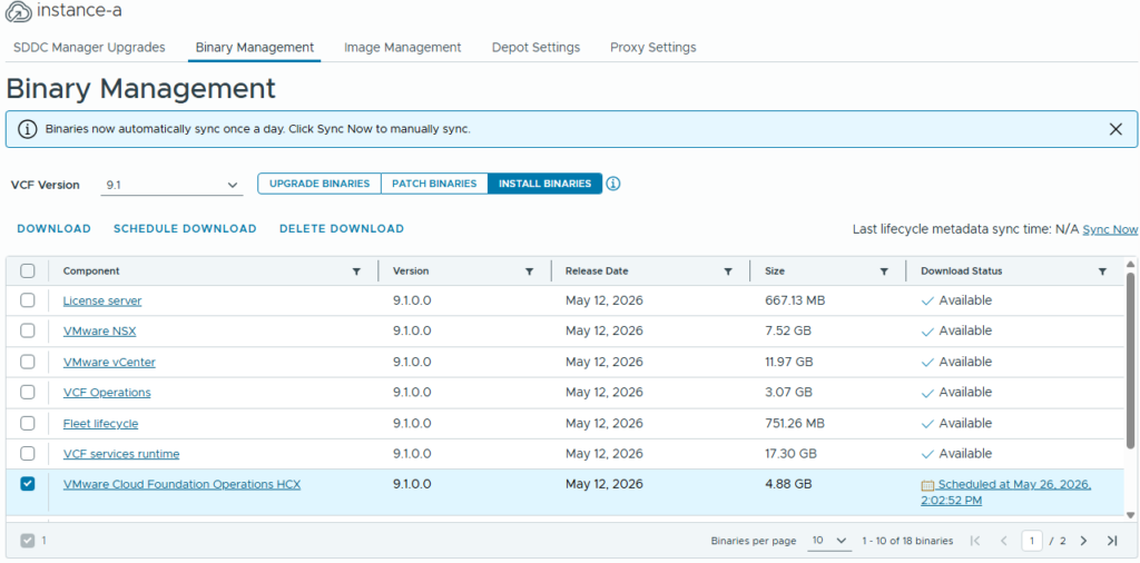 Vm Image Build Process VCF 9.1 – What’s New? HCX Deployment – gibsonvirtualization